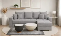 Colțar Extensibil Claudia Mare XXL Bonell Gri - Aragon 83, Interschimbabil
