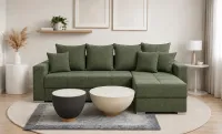Colțar Extensibil Claudia Mare XXL Bonell Verde - Aragon 39, Interschimbabil