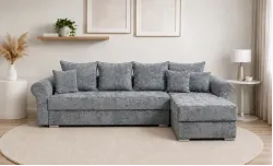 Colțar Extensibil Elsa XXL Memory Gri - Kim 15 Interschimbabil