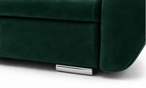 Canapea Extensibilă Confort cu Spumă HR, Verde Smarald