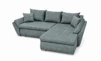 Colțar Extensibil Confort cu Spumă HR, Verde-Albăstrui 4