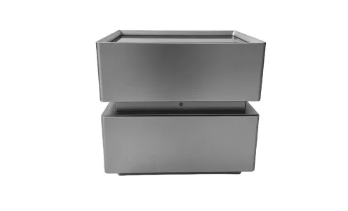 Noptieră Smart Multifuncțională KJN6251 Gri 2 Sertare