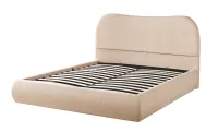 Pat Tapițat cu Somieră Rabatabilă KJB3861, Bej 160x200  3