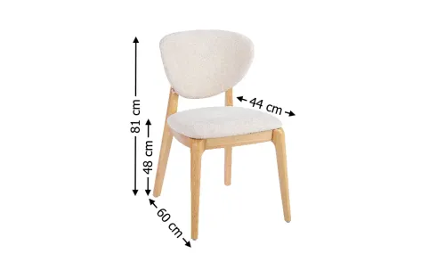 Scaun Living DCW2703 CF Bej
