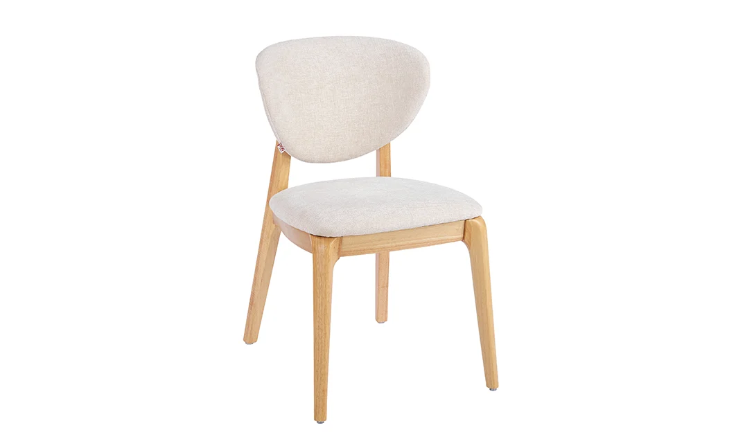 Set Masă Living Extensibilă DTW1002 Albă cu 6 Scaune DCW2703 CF Bej 2
