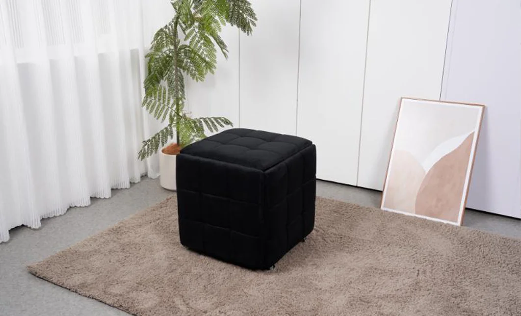 Set 5 tabureți KTC2281 Negru 1