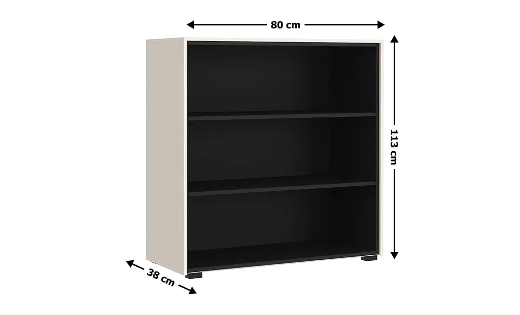 Biblioteca Prime REG80, Cashmere / Negru 1