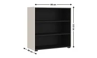 Biblioteca Prime REG80, Cashmere / Negru