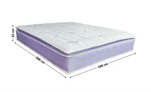 Saltea Lavanda, 160x200x33cm
