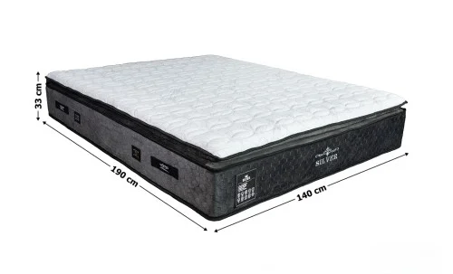 Saltea Silver, 140x190x33cm