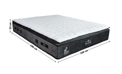 Saltea Silver, 160x190x33cm
