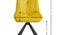 Scaun Living KJC356 Galben 2