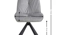 Scaun Living KJC356 Gri 2