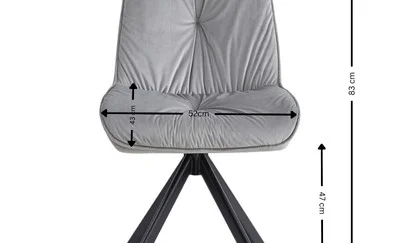 Scaun Living KJC356 Gri