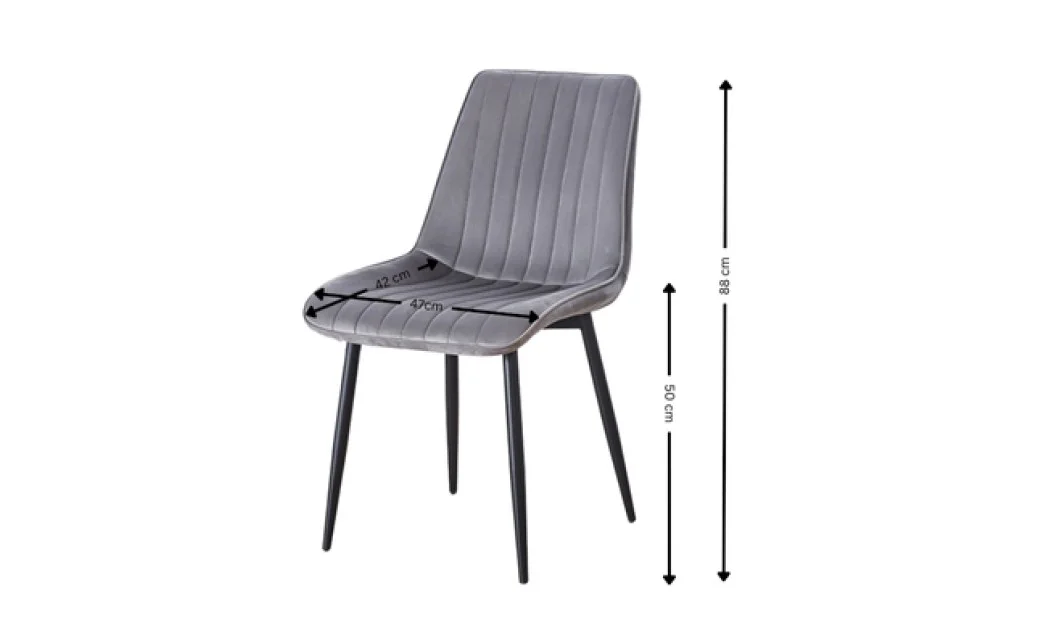 Scaun Living KJC176 Gri 2