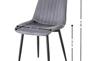 Scaun Living KJC176 Gri 2