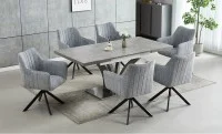 Scaun Living Tapitat KJC385 Gri 2