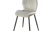 Scaun Living Tapitat KJC104 Bej 4
