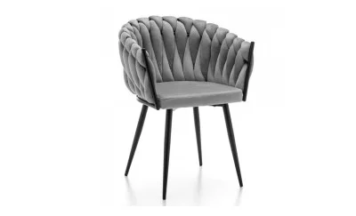 Scaun Living Tapitat KJC11 Gri