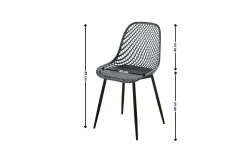 Scaun PP210MH Plastic Gri