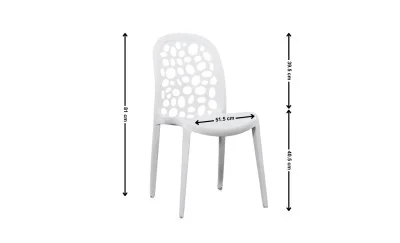 Scaun TX16 Plastic Alb
