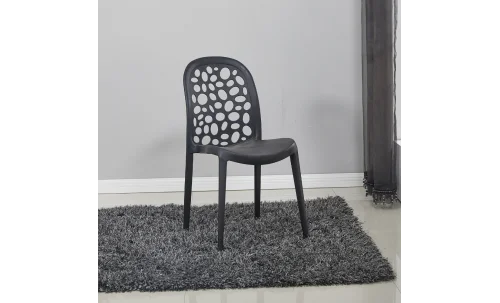 Scaun TX16 Plastic Negru