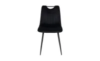 Set Masă Living Extensibilă DTM0101 CS Bej cu 4 Scaune KJC0358 Negre