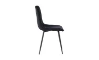 Set Masă Living Extensibilă DTM0101 CS Bej cu 4 Scaune KJC0358 Negre