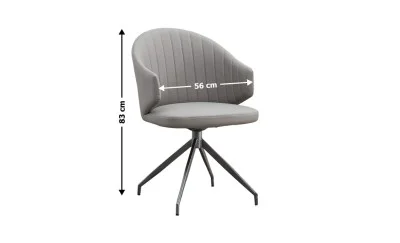 Scaun Living Rotativ CY815 Gri