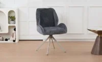 Scaun Living Tapițat DCM0104CS Gri