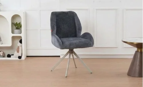 Scaun Living Tapițat DCM0104CS Gri