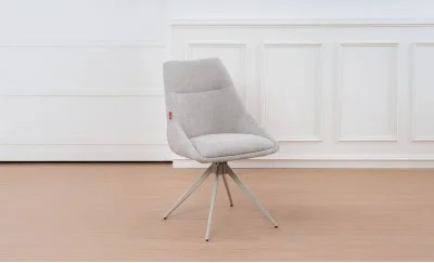Scaun Living Rotativ DCM0108CS Gri Deschis