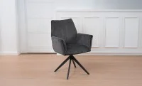 Scaun Living Rotativ DCM0601AS Gri Inchis