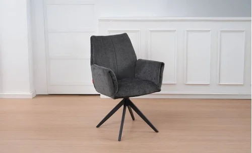 Scaun Living Rotativ DCM0601AS Gri Inchis