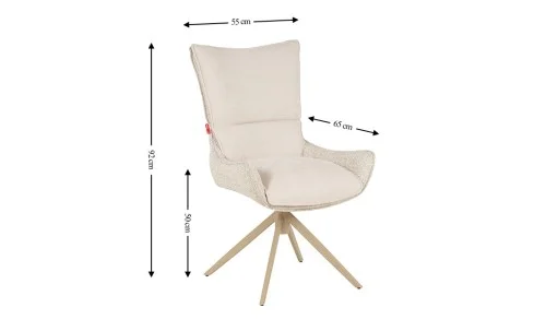 Set Masă Living Extensibilă Blat Ceramic Alb Marmura CT234 cu Set 4 Scaune DCM0108CS