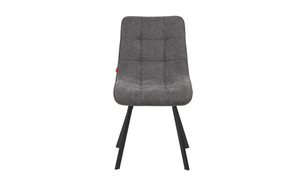 Set Masă Living Extensibilă DTM0101CS Bej cu 4 Scaune Tapițate DCM1801CF Gri