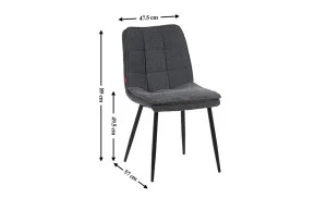 Scaun Living Tapitat DCM2001AF Gri