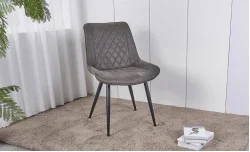 Scaun Living Tapitat J262-L, Gri