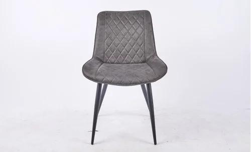 Set Masă Living Extensibilă KJT417 Albă cu 4 Scaune J262-L Gri