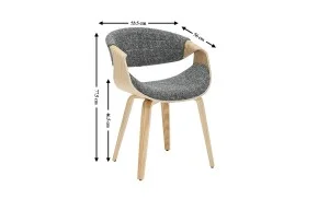 Scaun Living JY1829-7 Gri