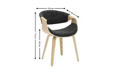 Scaun Living JY1829-7 Gri Inchis