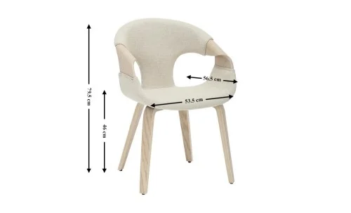 Scaun Living Tapitat JY6215X-M Bej