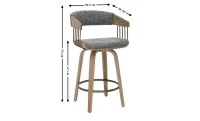 Scaun Bar JY3111X2-M Gri 1