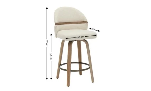 Scaun Bar JY3220X-M Bej
