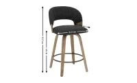 Scaun Bar JY3248X-M Gri Inchis