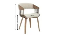 Scaun Living JY6342X-M Bej 1