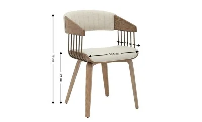 Scaun Living JY6342X-M Bej