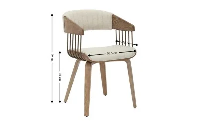 Scaun Living JY6342X-M Bej