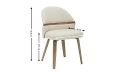 Scaun Living JY6415X-M Bej
