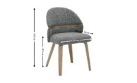Scaun Living JY6415X-M Gri 1